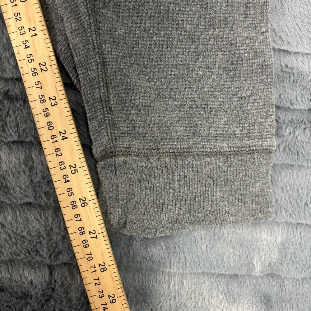 Polo Ralph Lauren Mens Heather Grey Waffle Knit Jogger Pants Large 100% Cotton